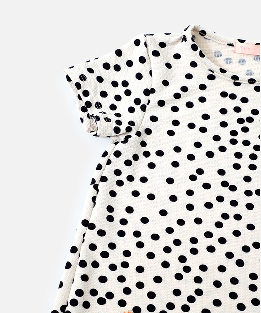 Vestido Infantil Estampa Animal Print Marisa Tam 1 a 3 Bege