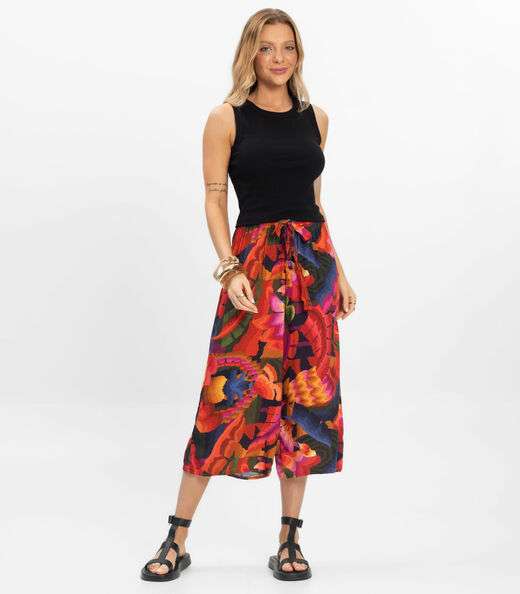 Regata Básica Feminina em Cotton Leve Rovitex Preto