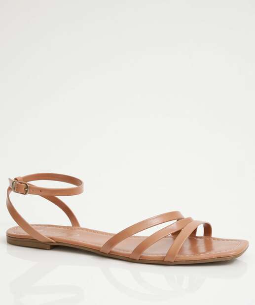 Image_Sandália Feminina Rasteira Via Uno Caramelo