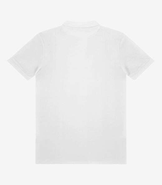 Polo Masculina Piquet Básica Select Branco