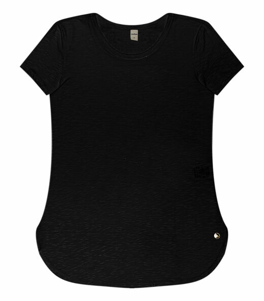 Blusa Feminina Andorra Flamê Básica Rovitex Preto