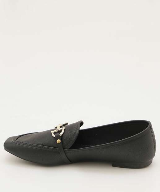 Mocassim Loafer Feminino Bico Quadrado
