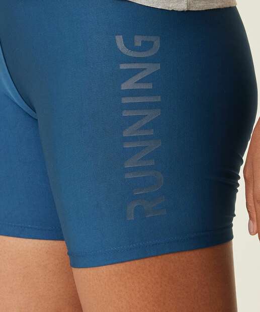Short Feminino Fitness Estampa Frontal Marisa