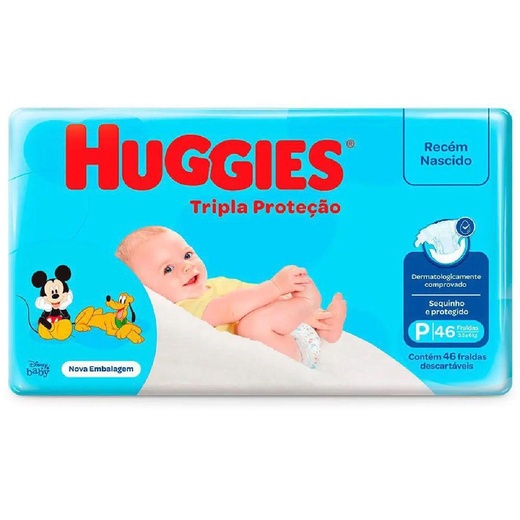 Image_Kit 2 Fraldas Huggies Tripla Mega (P) 46 Unidades cada