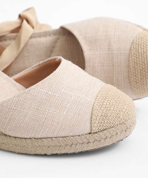 Sandália Espadrille Feminina Via Uno Off White