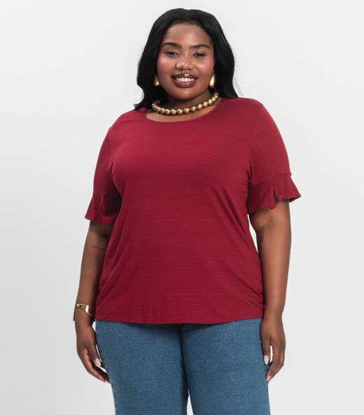 Image_Blusa Plus Size Infinita Cor Rovitex Vermelho