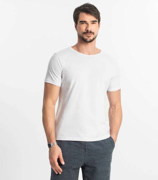 Image_Camiseta Masculina Básica Select Branco