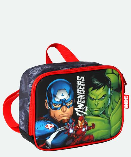 Lancheira Infantil Estampa Vingadores Marvel
