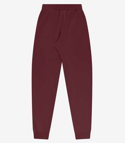 Calça Feminina em Moletom Rovitex Vermelho