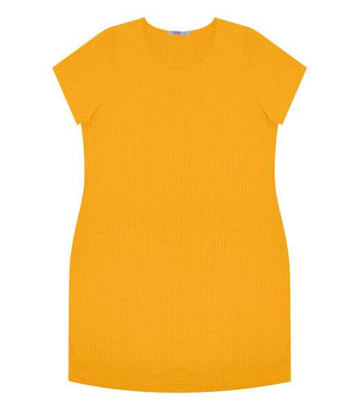 Vestido Feminino Plus Size Secret Glam Amarelo