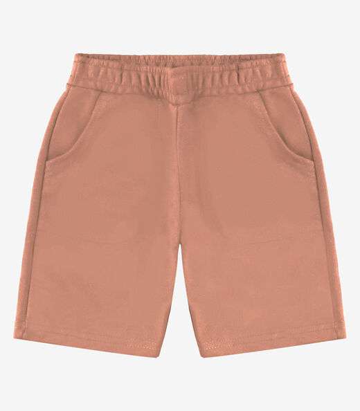Bermuda Básica Menino Rovi Kids Marrom