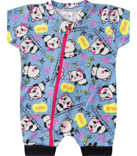 Image_Macacão Bebe Curto Com Zíper Suedine Kappes Azul