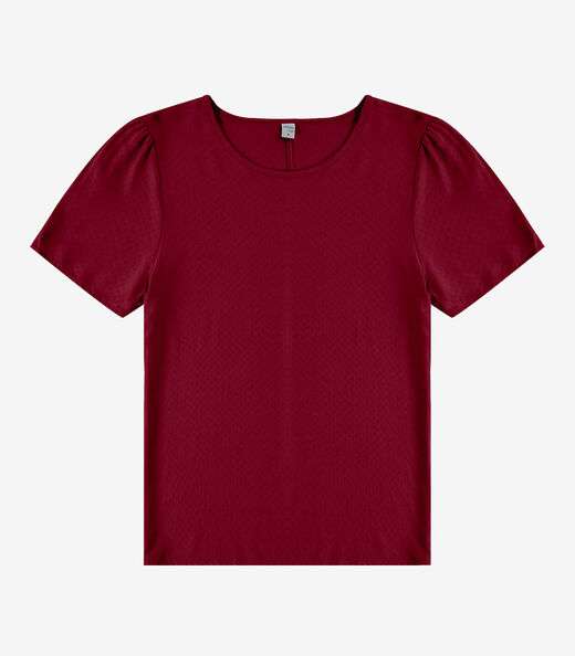 Blusa Feminina Em Viscose Infinita Cor Vermelho