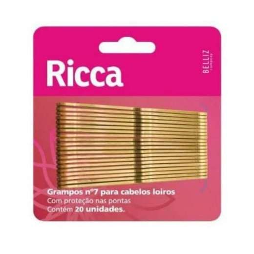 Image_Grampo Para Cabelo Loiro N7 Ricca