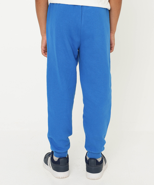 Calça Infantil Jogger Moletom Sonic Tam 4 a 10