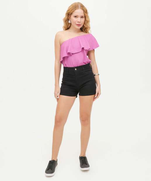 Short Feminino Sarja Hot Pants Marisa