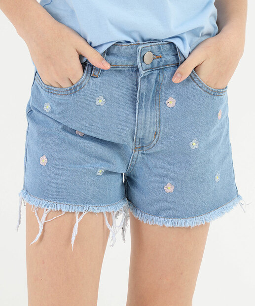 Shorts Jeans Infantil Marisa Tam 10 a 16