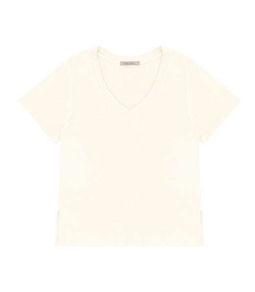 Blusa Feminina Decote V Endless Bege