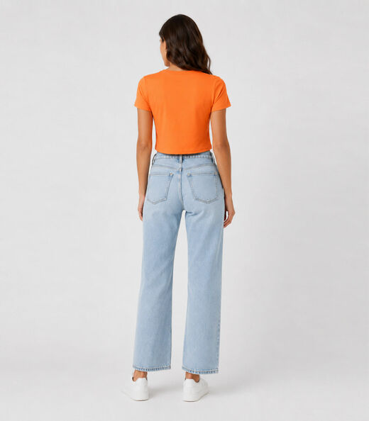 Blusa Feminina Básica Infinita Cor Amarelo