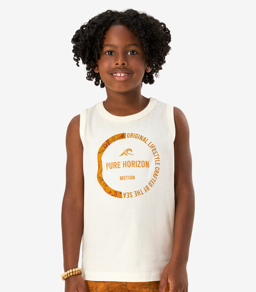 Conjunto Machão Com Bermuda Infantil Rovi Kids Bege