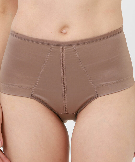 Calcinha Alta Modeladora Cetinete DelRio Marrom