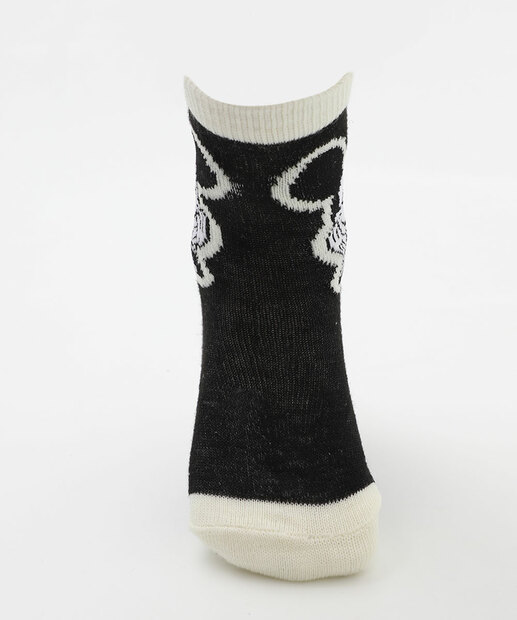 Kit 2 Meias Infantil Estampa Mickey Disney Preto