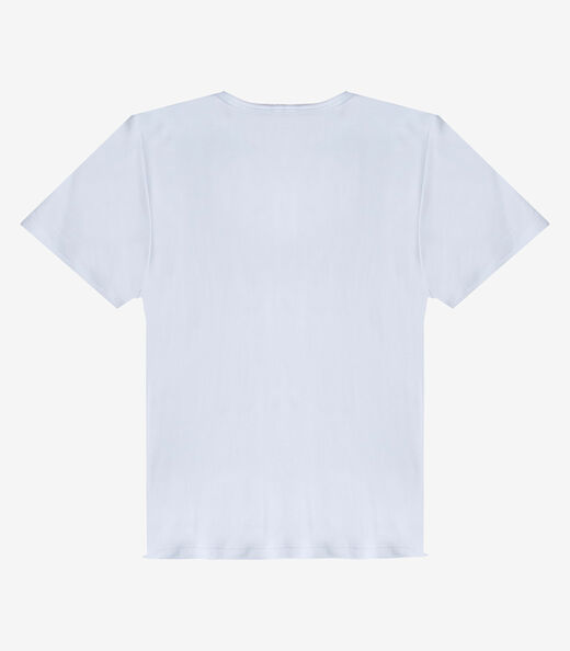 Blusa Feminina Molicotton Viscose Infinita Cor Branco