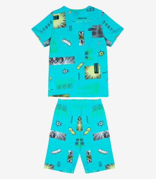 Pijama Infantil Menino Select Verde