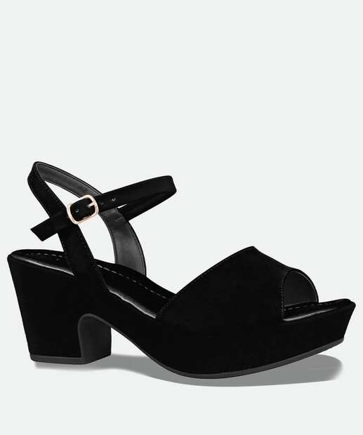 Meia Pata SandÃ¡lia Feminina Plataforma Renata Mello Sandália Meia - Main Image