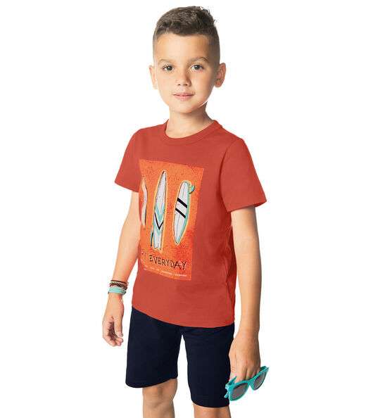 Conjunto Infantil Rovitex Kids Laranja