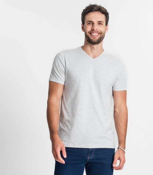 Camiseta Masculina Diametro Cinza