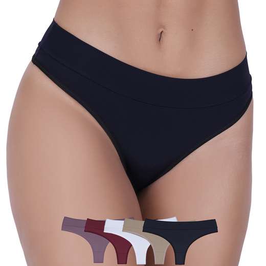 Image_Kit 5 Calcinhas Atlética Microfibra Concept Lingerie