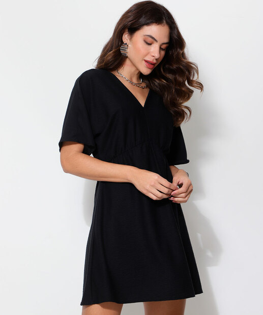 Vestido Feminino Manga Curta Marisa