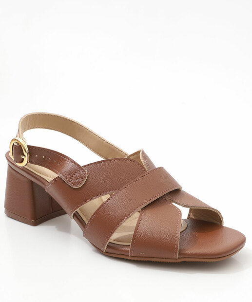 Image_Sandália Feminina Salto Grosso Modare Marrom