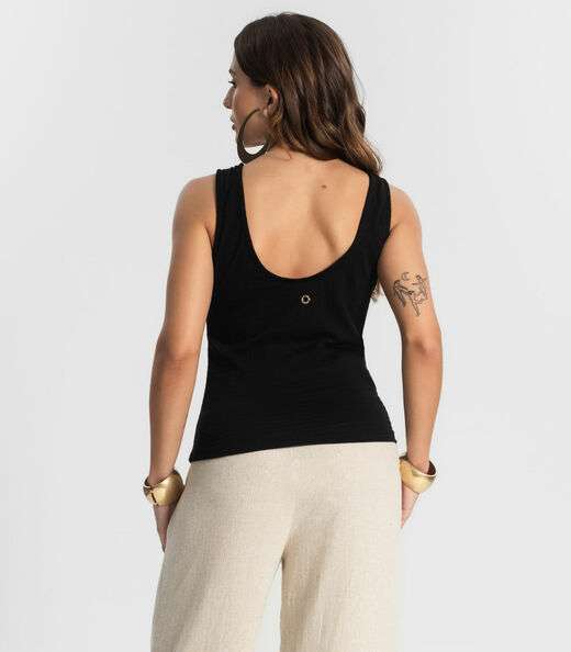 Regata Feminina Endless Preto