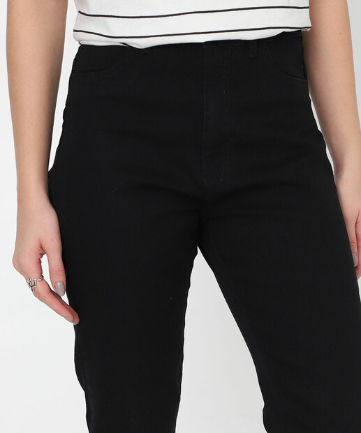 Calça Jeans Cigarrete Feminina Cintura Alta 