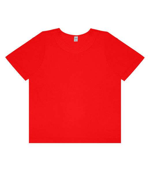 Blusa Feminina Manfa Curta Rovitex Laranja