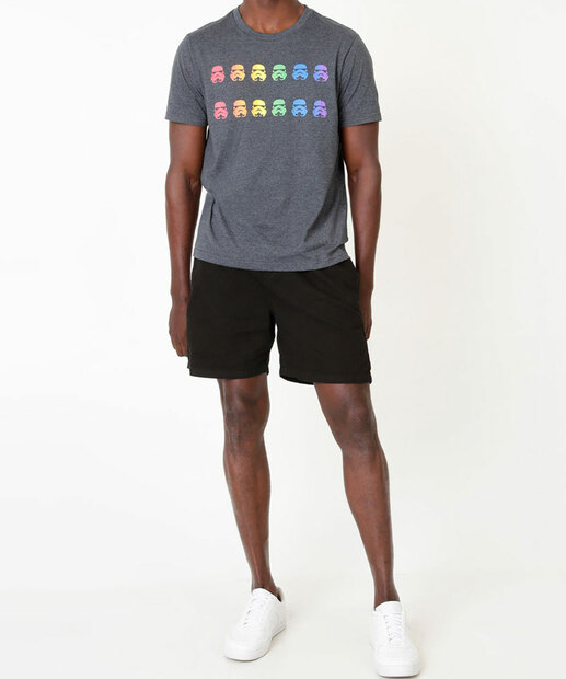 Camiseta Masculina Mescla Stormtrooper Star Wars Disney