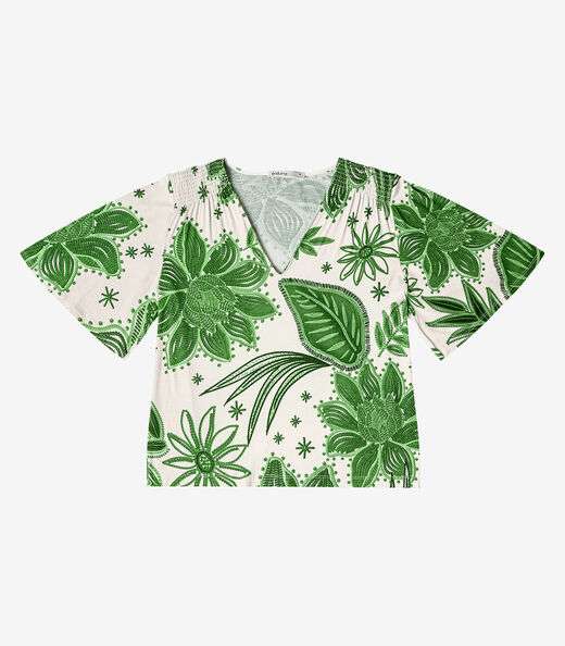 Blusa Feminina Endless em Viscotorcion Verde
