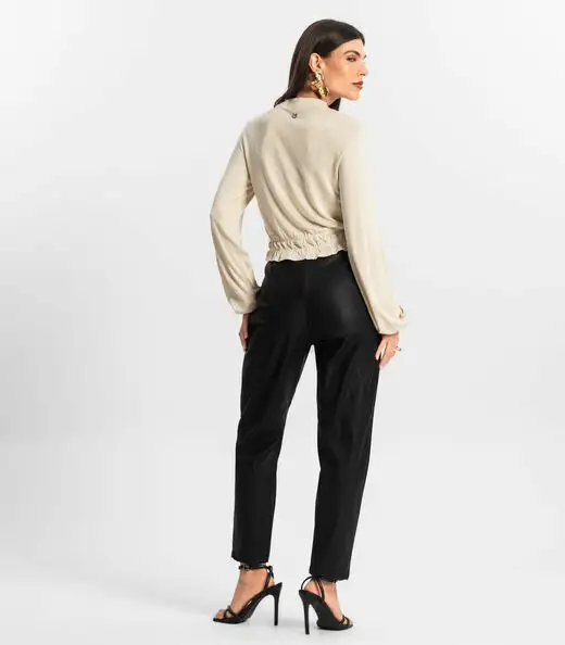 Calça Feminina Courino Endless Preto