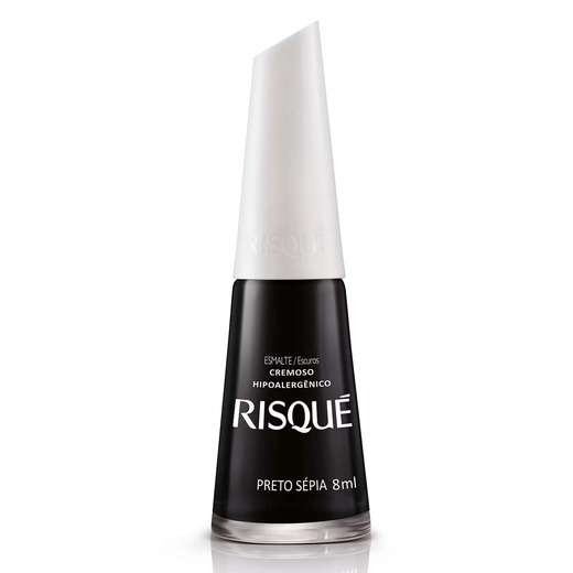 Image_Risque Esmalte Cremoso Cor: Preto Sepia