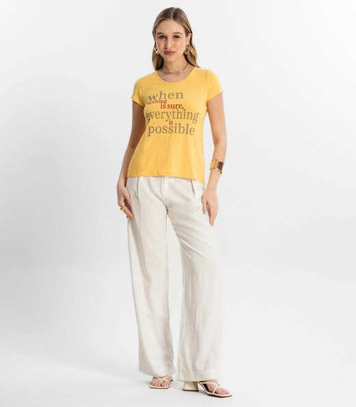 Blusa Feminina Possible Select Amarelo