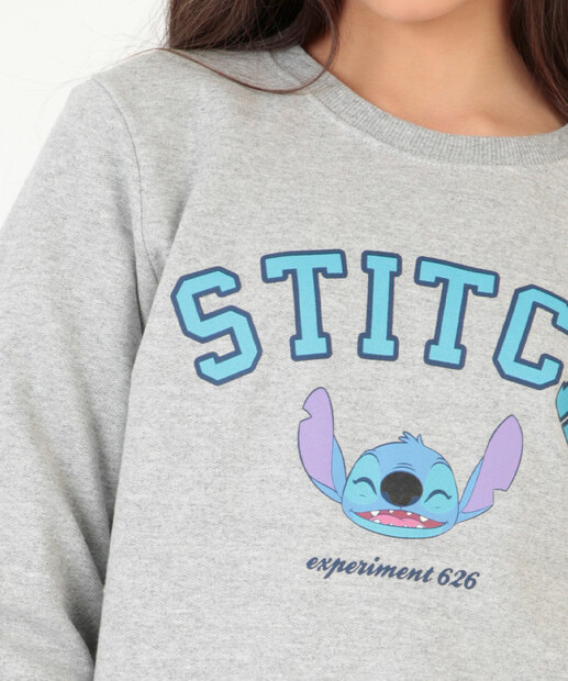 Blusão Juvenil Moletom Flanelado Stitch Disney Tam 10 a 16
