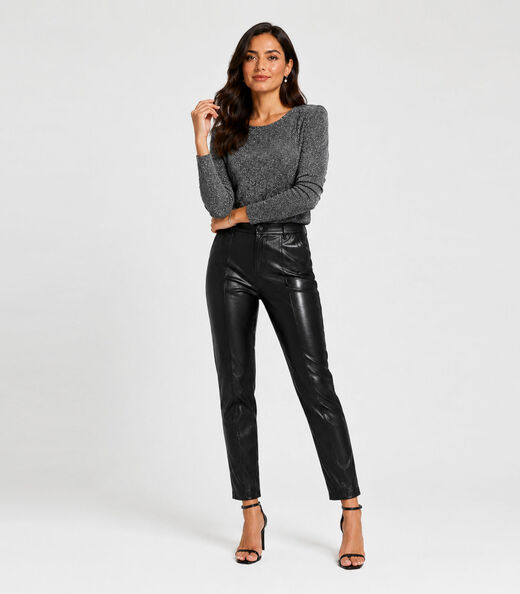 Blusa Manga Longa Feminina Infinita Cor Cinza