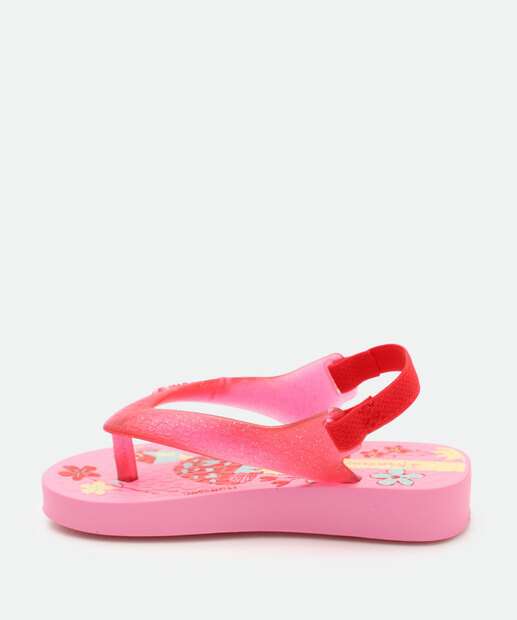 Chinelo Ipanema Infantil Bebê Estampada Rosa