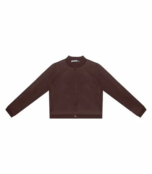 Image_Casaco Juvenil Feminino Material Sintético Minty Marrom