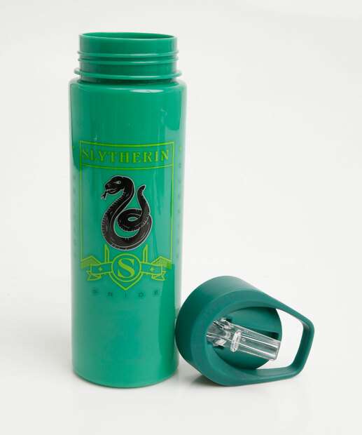 Garrafa Squeeze Estampa Slytherin Harry Potter 750ml