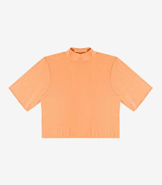 Blusa Viscose Slub Feminina Endless Laranja