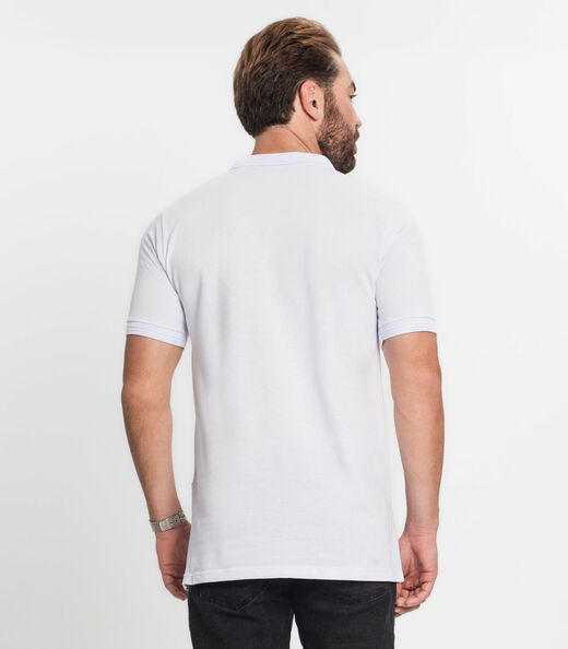 Polo Masculina Select Branco