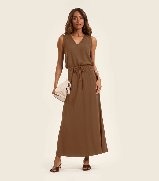 Regata Feminina Twill Cey Rovitex Marrom